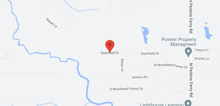 map of Deerfield, Lot 115 Drive LA 70611